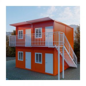 Orange prefab container house
